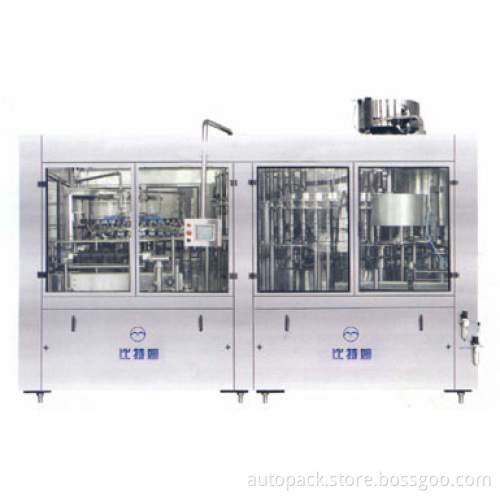 CRGF Series Hot Drink Washing/Filling/Capping 3-In-1 Machine